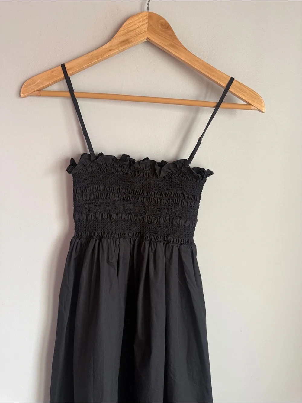 Tory Burch Smocked Midi Dress in Cotton XS